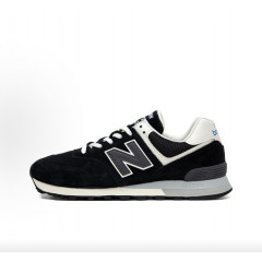 New Balance 574 Black White Grey