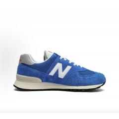 New Balance 574 Blue White Silver