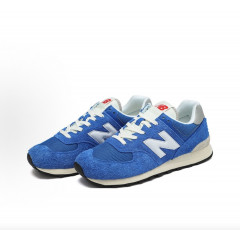 New Balance 574 Blue White Silver
