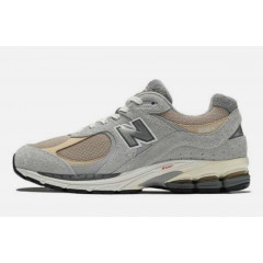 New Balance 2002R Rain Cloud Sneakers 'Grey Yellow'