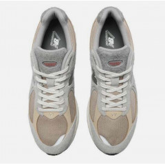 New Balance 2002R Rain Cloud Sneakers 'Grey Yellow'
