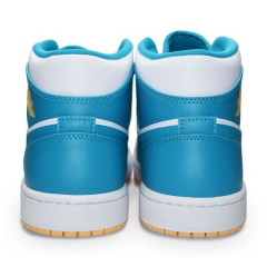 Jordan Air 1 Mid Shoes White/Light Blue