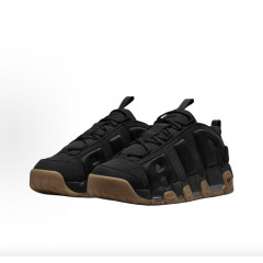 Nike Air More Uptempo Low Black Gum