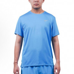 Nike Solid Color Brand Logo Short Sleeve