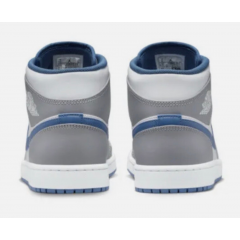 Jordan 1 Mid GS “True Blue Cement”